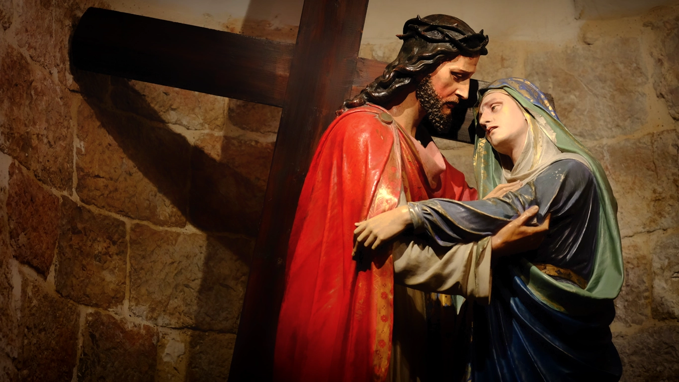 STATION 04 Jesus Meets His Mother STATION 04 Jesus Meets His Mother